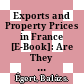 Exports and Property Prices in France [E-Book]: Are They Connected? /