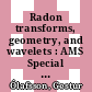 Radon transforms, geometry, and wavelets : AMS Special Session, January 7-8, 2007, New Orleans, Louisiana : Workshop, January 4-5, 2007, Baton Rouge, Louisiana [E-Book] /