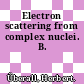 Electron scattering from complex nuclei. B.