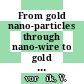 From gold nano-particles through nano-wire to gold nano-layers / [E-Book]
