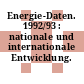 Energie-Daten. 1992/93 : nationale und internationale Entwicklung.
