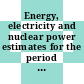 Energy, electricity and nuclear power estimates for the period up to 2015.