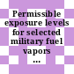 Permissible exposure levels for selected military fuel vapors / [E-Book]
