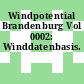 Windpotential Brandenburg Vol 0002: Winddatenbasis.