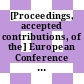 [Proceedings, accepted contributions, of the] European Conference on Nuclear Physics with Heavy Ions : held in Caen, September 6-10, 1976.