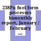 238Pu fuel form processes bimonthly report, January / February 1979 : [E-Book]