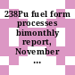 238Pu fuel form processes bimonthly report, November / December 1979 : [E-Book]