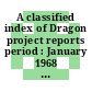 A classified index of Dragon project reports period : January 1968 -March 1975 [E-Book]