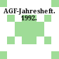 AGF-Jahresheft. 1992.
