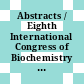 Abstracts / Eighth International Congress of Biochemistry : Switzerland, Sept. 3-9, 1970.
