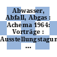 Abwasser, Abfall, Abgas : Achema 1964: Vorträge : Ausstellungstagung für chemisches Apparatewesen 0014. u : 1964.