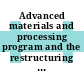 Advanced materials and processing program and the restructuring of materials science and technology in the United States : from research to manufacturing [E-Book] /