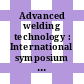 Advanced welding technology : International symposium of the Japan Welding Society 0002: proceedings : Osaka, 25.08.75-27.08.75.