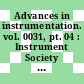 Advances in instrumentation. vol. 0031, pt. 04 : Instrument Society of America annual conference 0031: proceedings : Houston, TX, 11.10.76-14.10.76