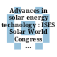 Advances in solar energy technology : ISES Solar World Congress : 1987: book of abstracts. vol 0002 : Hamburg, 14.09.87-18.09.87.
