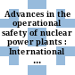 Advances in the operational safety of nuclear power plants : International symposium on advances in the operational safety of nuclear power plants: proceedings : Wien, 04.09.95-08.09.95