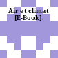 Air et climat [E-Book].