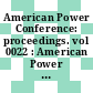 American Power Conference: proceedings. vol 0022 : American Power Conference: annual meeting. 0022 : Chicago, IL, 29.03.60-31.03.60.