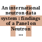 An international neutron data system : findings of a Panel on Neutron Data Compilation by the International Atomic Energy Agency and held in Brookhaven, 10 - 14 February, 1969