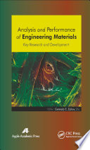 Analysis and performance of engineering materials : key research and development [E-Book] /