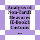 Analysis of Non-Tariff Measures [E-Book]: Customs Fees and Charges on Imports /