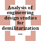 Analysis of engineering design studies for demilitarization of assembled chemical weapons at Pueblo Chemical Depot / [E-Book]