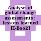 Analysis of global change assessments : lessons learned [E-Book] /