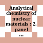 Analytical chemistry of nuclear materials : 2. panel report ; report of a Panel on Analytical Chemistry of Nuclear Materials held in Vienna, 23 - 26 March, 1964 /