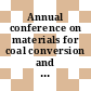 Annual conference on materials for coal conversion and utilization 0005 : Gaithersburg, MD, 07.10.80-09.10.80.