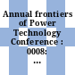 Annual frontiers of Power Technology Conference : 0008: proceedings : Stillwater, OK, 01.10.75-02.10.75 : A university extension program.