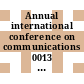Annual international conference on communications 0013 : ICC 1977 vol 0002 : international conference on communications 1977 vol. 0002 : Chicago, IL, 12.06.1977-15.06.1977 : Conference record.