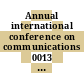 Annual international conference on communications 0013 : International conference on communications 1977 vol. 0001 : ICC 1977 vol. 0001 : Chicago, IL, 12.06.1977-15.06.1977 : Conference record.