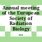 Annual meeting of the European Society of Radiation Biology 0014: abstracts : Jülich, 09.10.1978-13.10.1978.