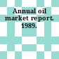 Annual oil market report. 1989.