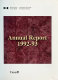 Annual report / Atomic Energy Control Board. 1992/93 : ending 31.03.1993.