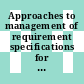 Approaches to management of requirement specifications for nuclear facilities throughout their life cycle [E-Book] /