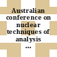 Australian conference on nuclear techniques of analysis 0003: proceedings : Lucas-Heights, 01.11.83-03.11.83.