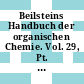 Beilsteins Handbuch der organischen Chemie. Vol. 29, Pt. 1. C001 - C007 : centennial index, General Formelregister für das Hauptwerk und die Ergänzungswerke 1, 2, 3 und 4 : die Literatur bis 1959 umfassend.