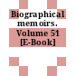 Biographical memoirs. Volume 51 [E-Book]
