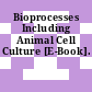 Bioprocesses Including Animal Cell Culture [E-Book].
