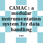 CAMAC : a modular instrumentation system for data handling : specification of amplitude analogue signals within a 50 ohm system /