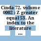 Cinda 72. volume 0002 : Z greater equal 53. An index to the literature on microscopic neutron data.