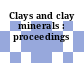 Clays and clay minerals : proceedings
