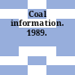 Coal information. 1989.