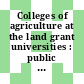 Colleges of agriculture at the land grant universities : public service and public policy [E-Book] /