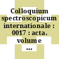 Colloquium spectroscopicum internationale : 0017 : acta. volume 01 : Firenze, 16.09.1973-22.09.1973