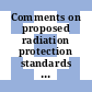 Comments on proposed radiation protection standards for Yucca Mountain, Nevada / [E-Book]