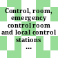 Control, room, emergency control room and local control stations in nuclear power plants.