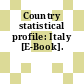 Country statistical profile: Italy [E-Book].