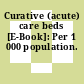 Curative (acute) care beds [E-Book]: Per 1 000 population.